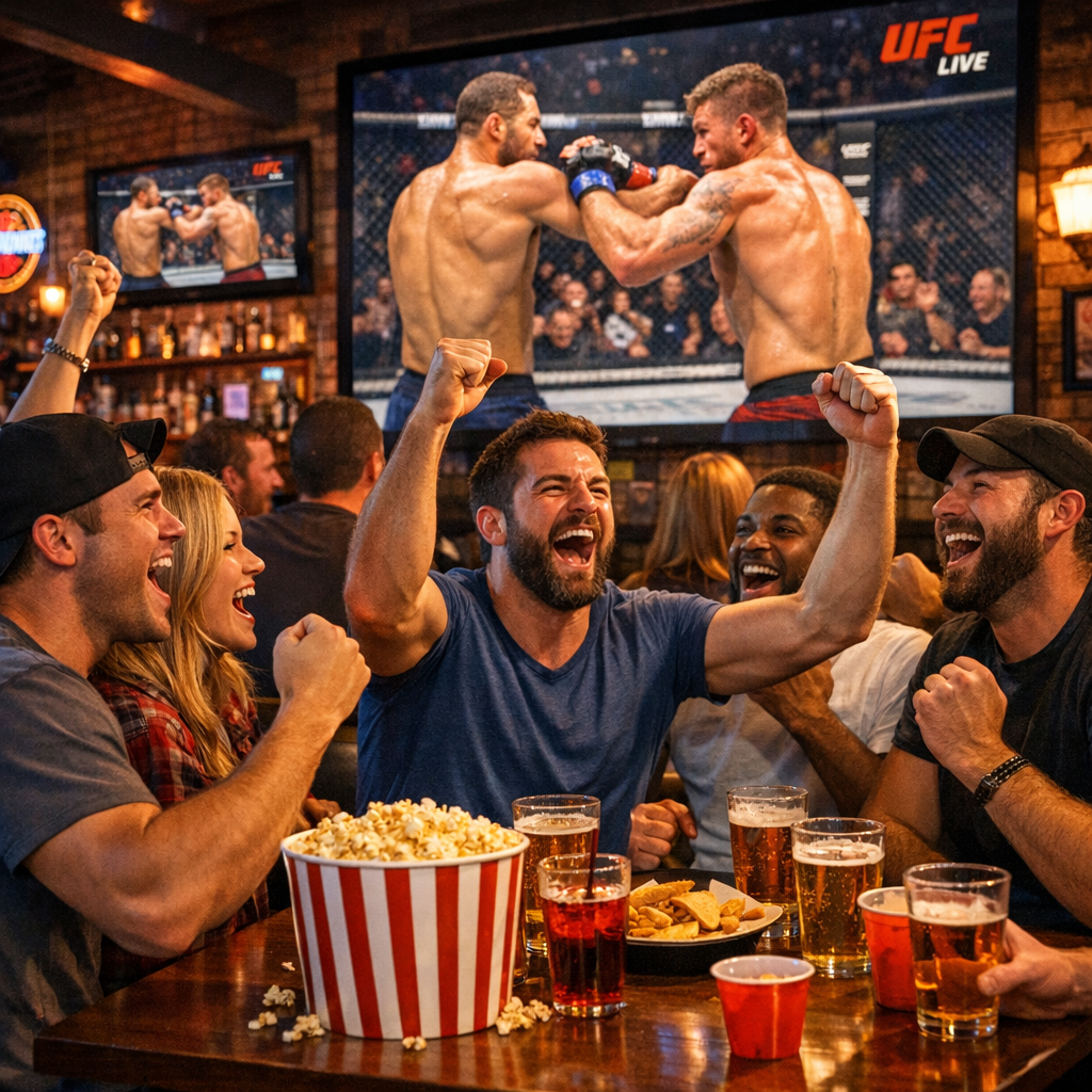 Fans enjoying Upcoming UFV fights Live Stream