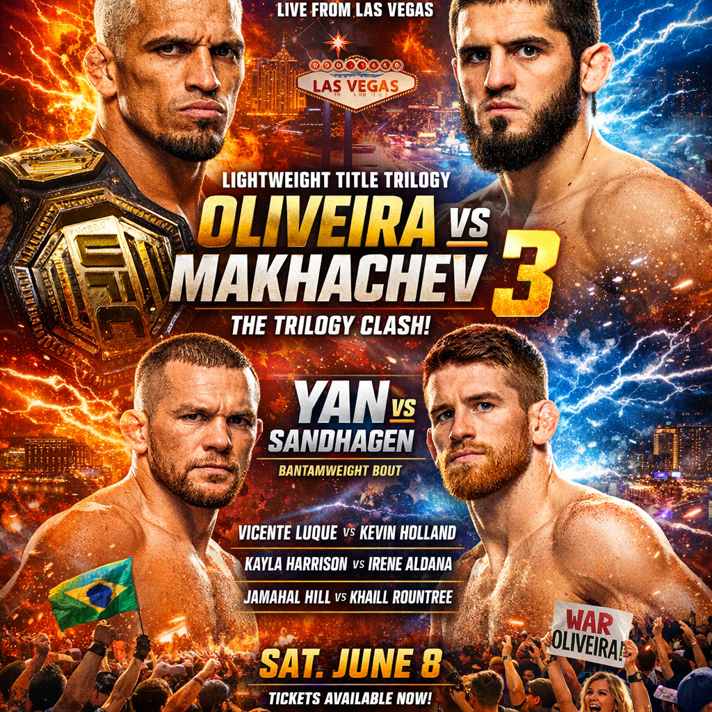 UFC fights this month - event poster