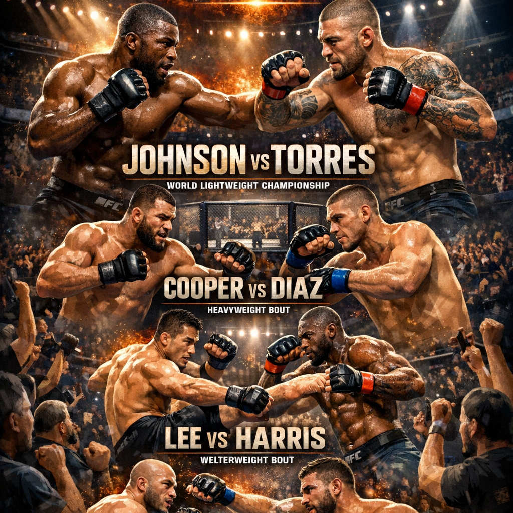 MMA fight card for Ronda Rousey vs Gina Carano