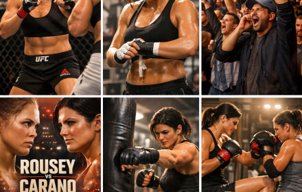 Ronda Rousey Fight Netflix - Ronda Rousey and Gina Carano in action