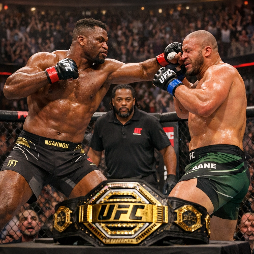 UFC Fight Night June 20, 2026 recap with fighters in the octagon
