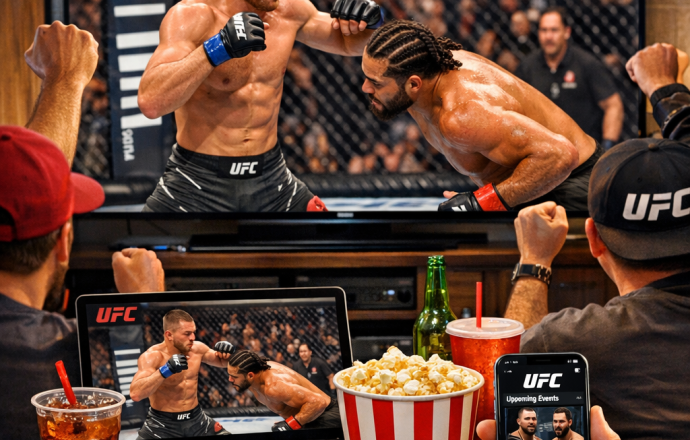 stream to watch UFC on a laptop