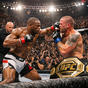 UFC fights this month - fighters in action