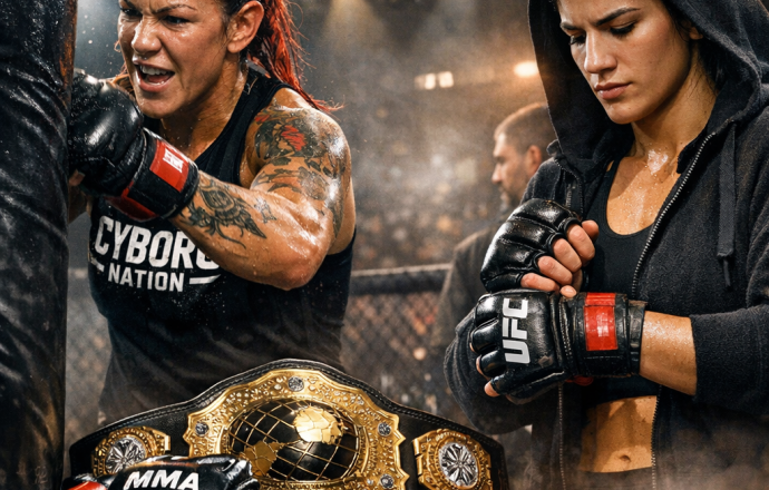 Cris Cyborg vs Ketlen Vieira training for their fight